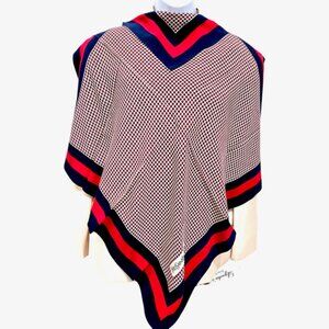 Unused Yves Saint Laurent YSL  Silk Satin Scarf 31"x31" Black Beige Red Dott (23